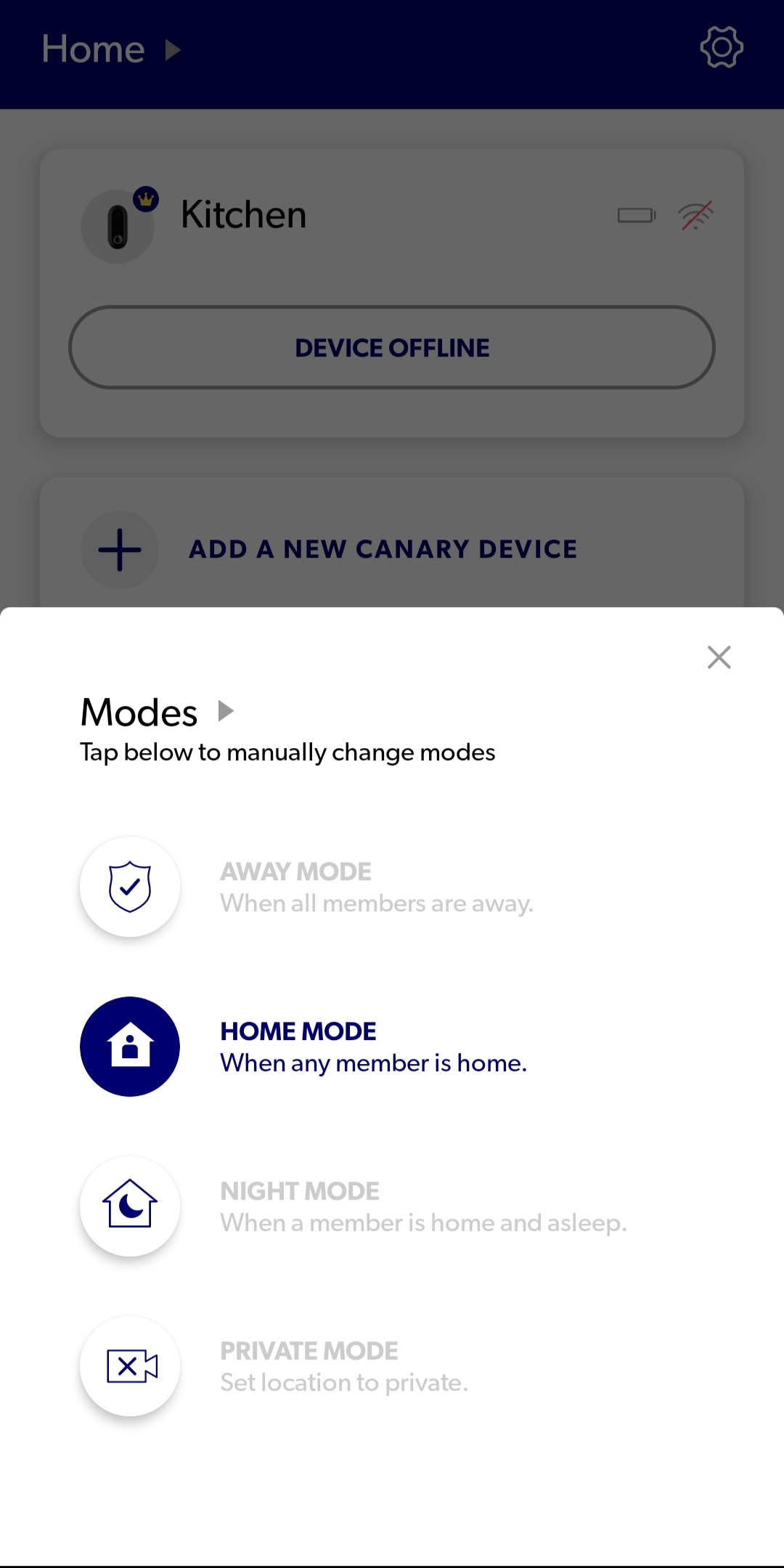 Hva er Canary Home Mode?